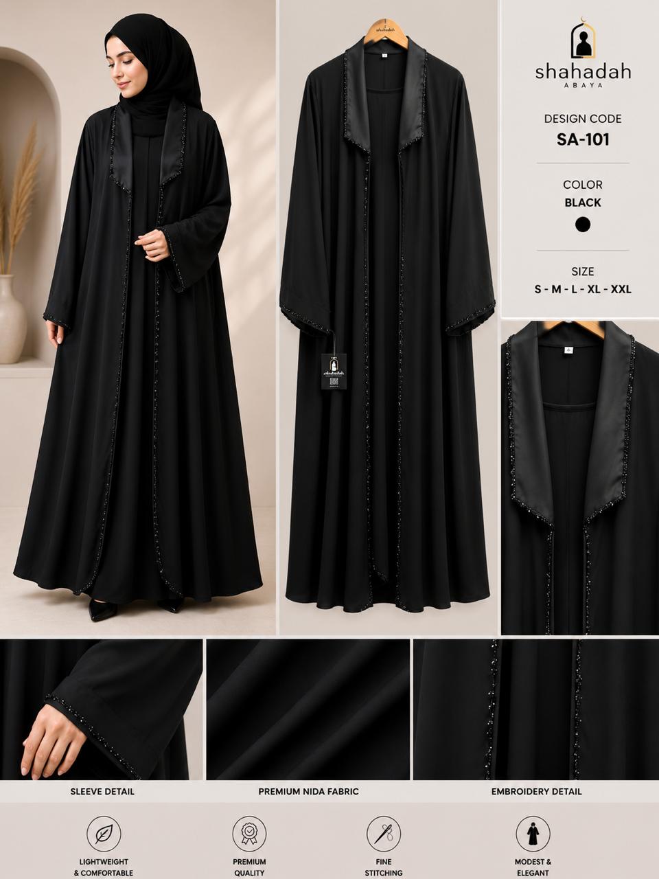 black jacket pattern